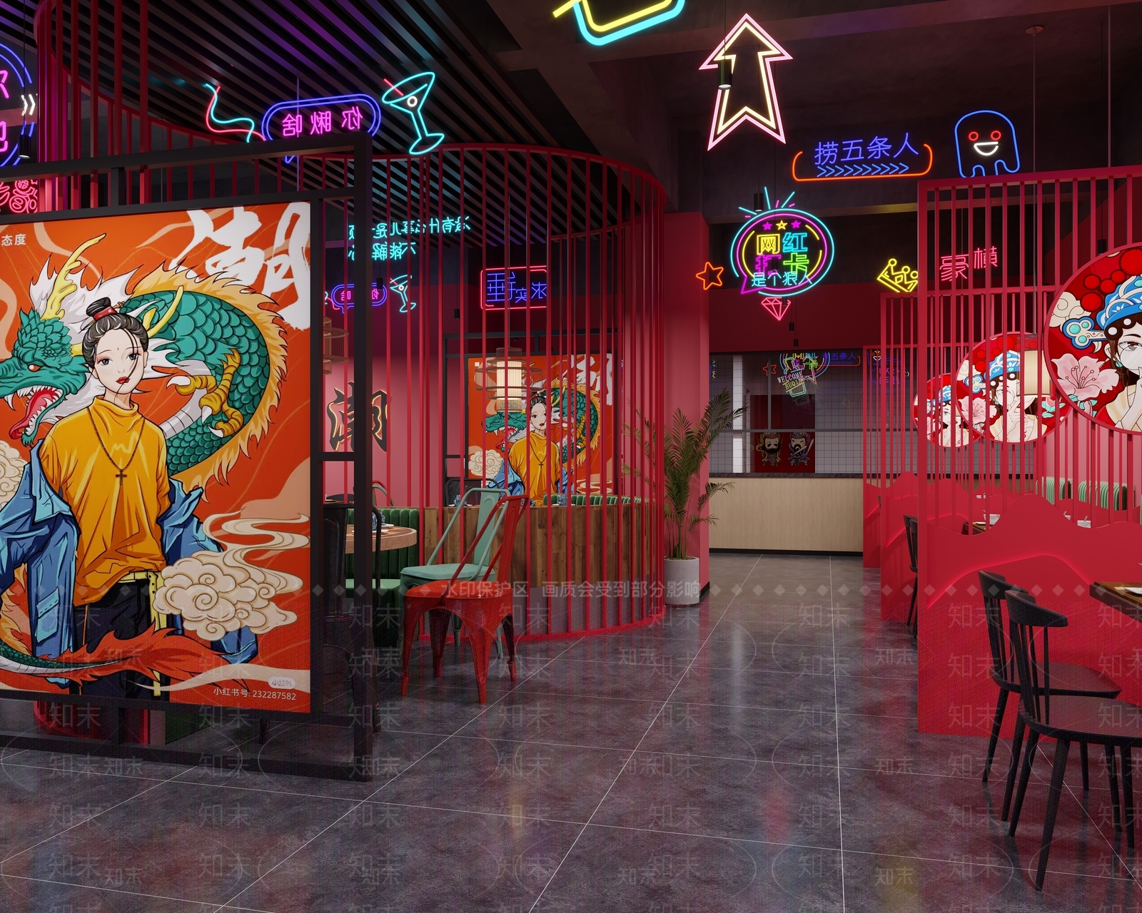 烧烤店3D模型下载【ID:1200849261】