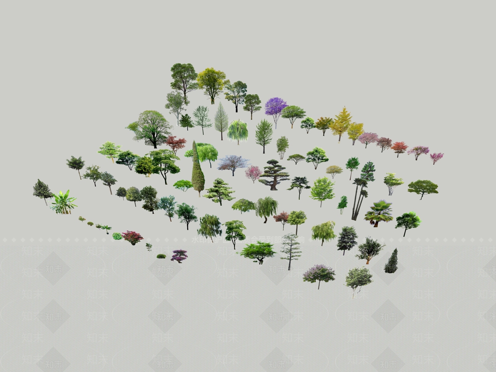 乔木SU模型下载【ID:1200850263】