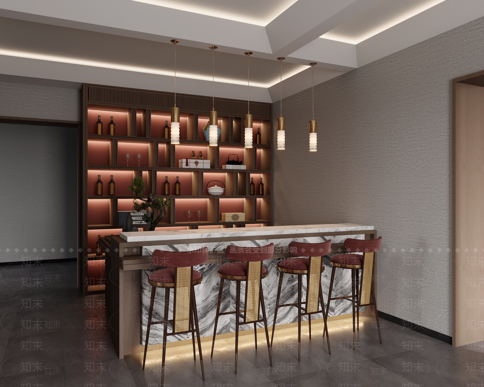茶室3D模型下载【ID:1200850589】