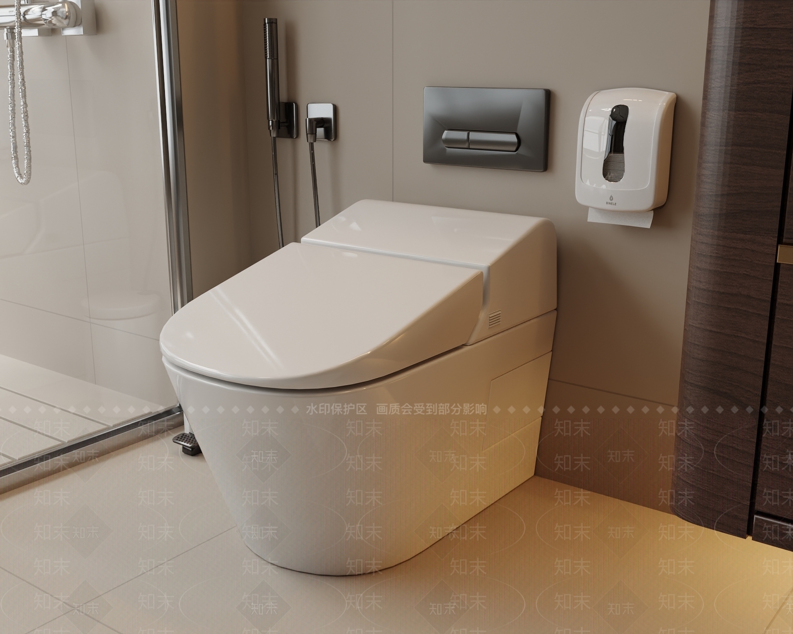 马桶3D模型下载【ID:1200851504】