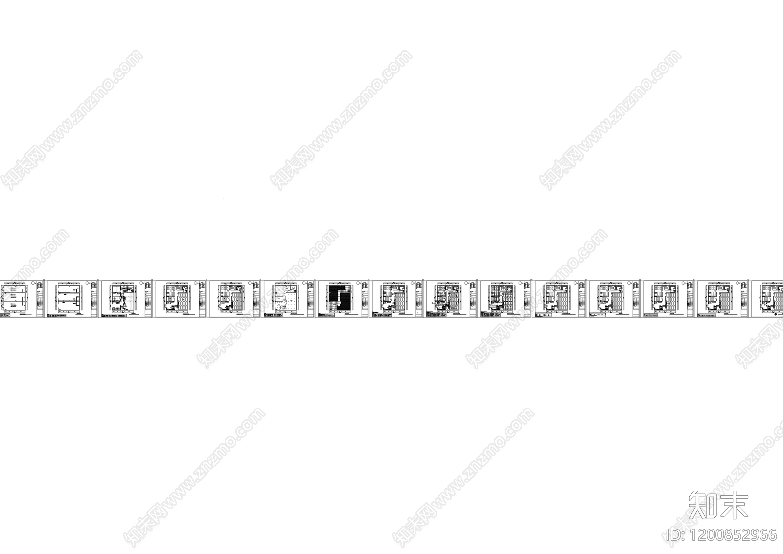 侘寂瑜伽馆cad施工图下载【ID:1200852966】
