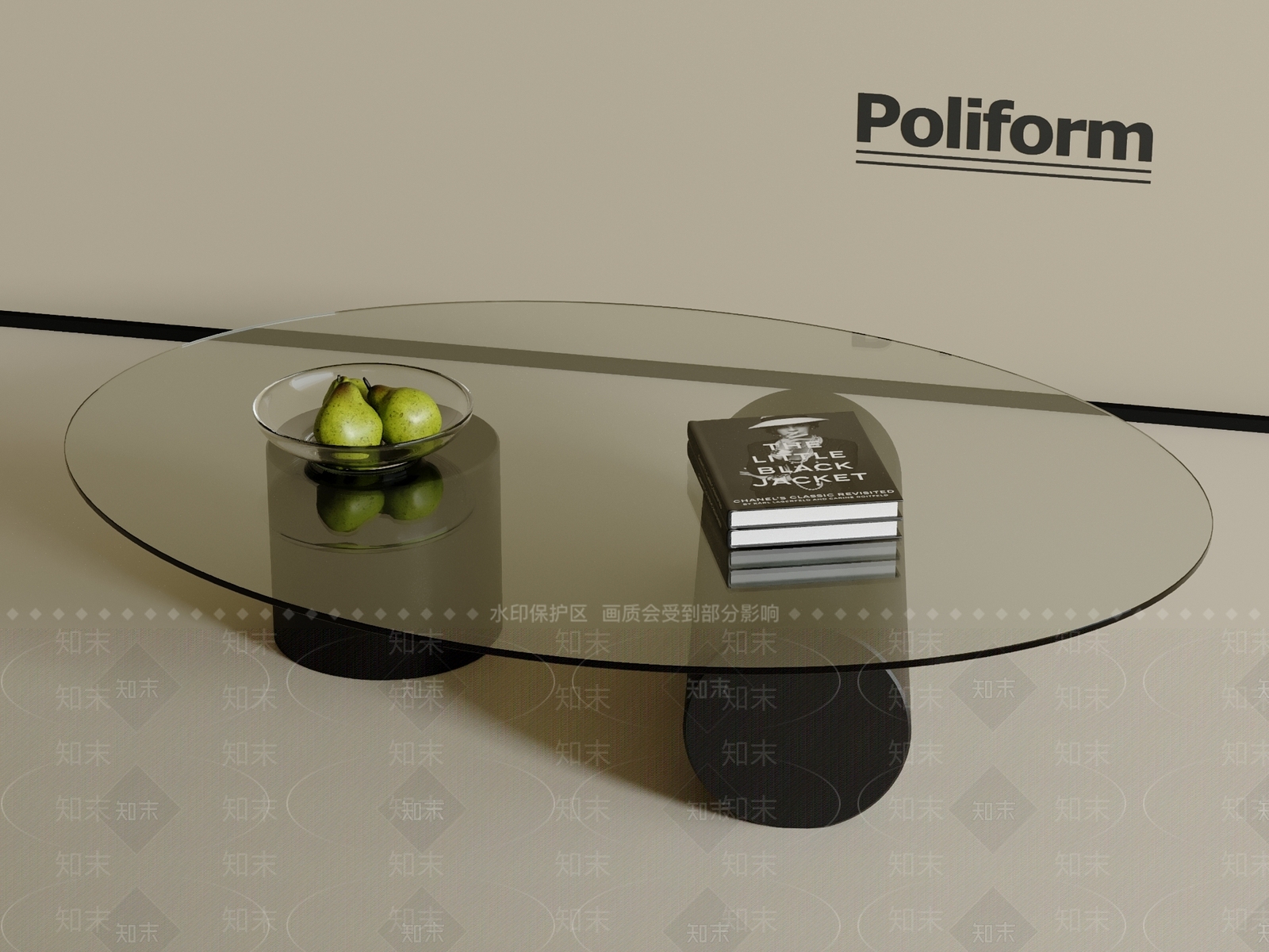 现代意式茶几3D模型下载【ID:1200853792】