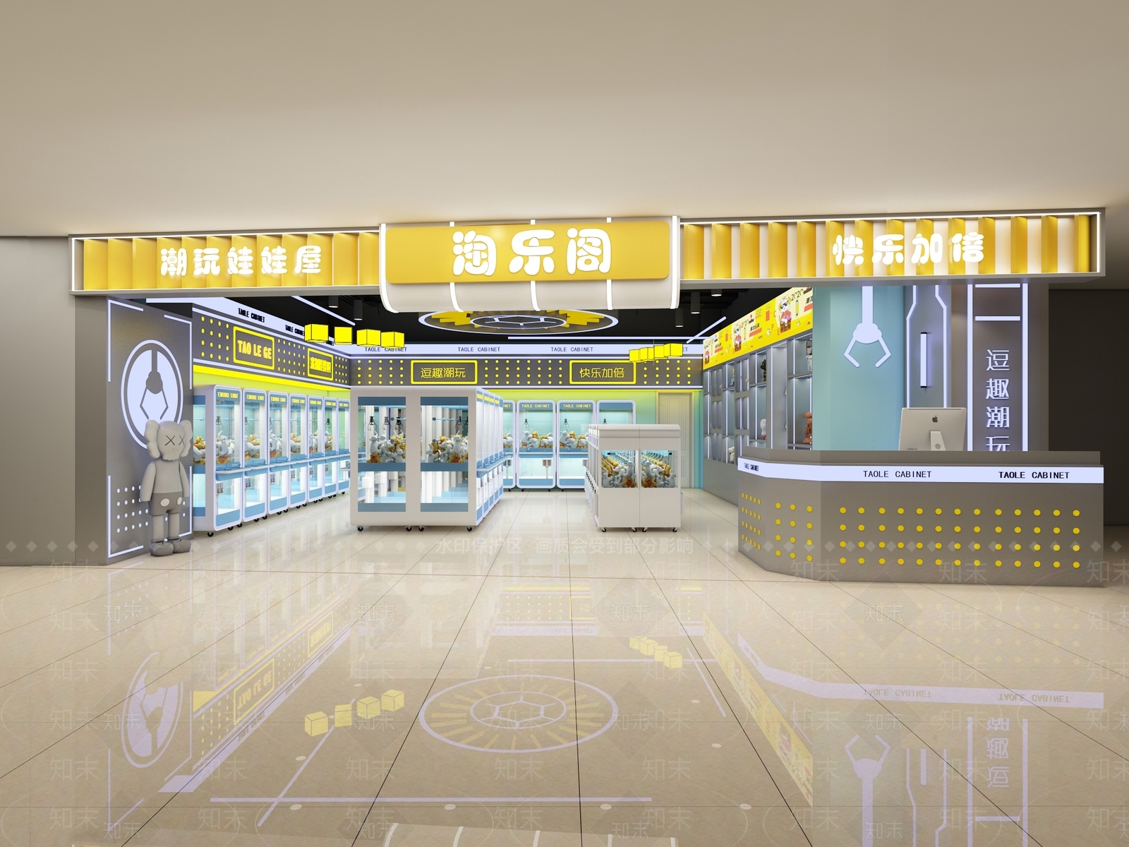 现代其他娱乐空间3D模型下载【ID:1200855957】