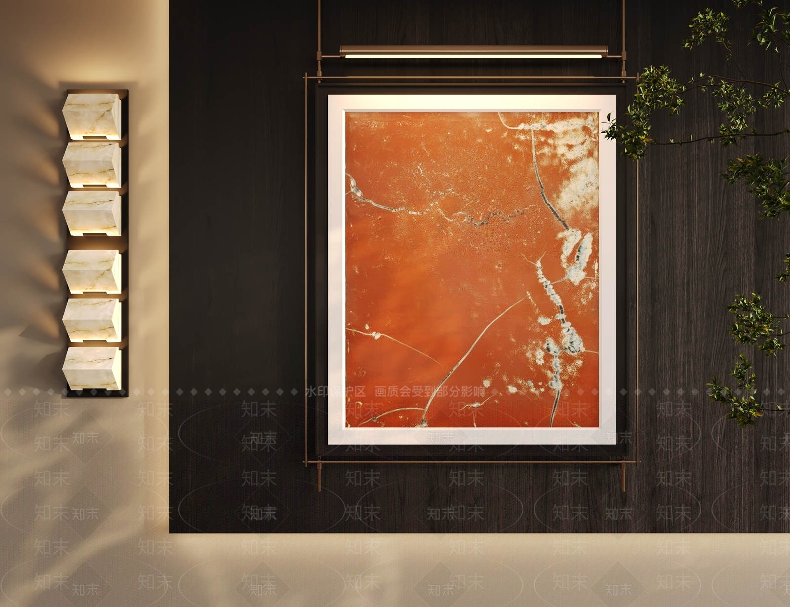 现代轻奢挂画3D模型下载【ID:1200861090】