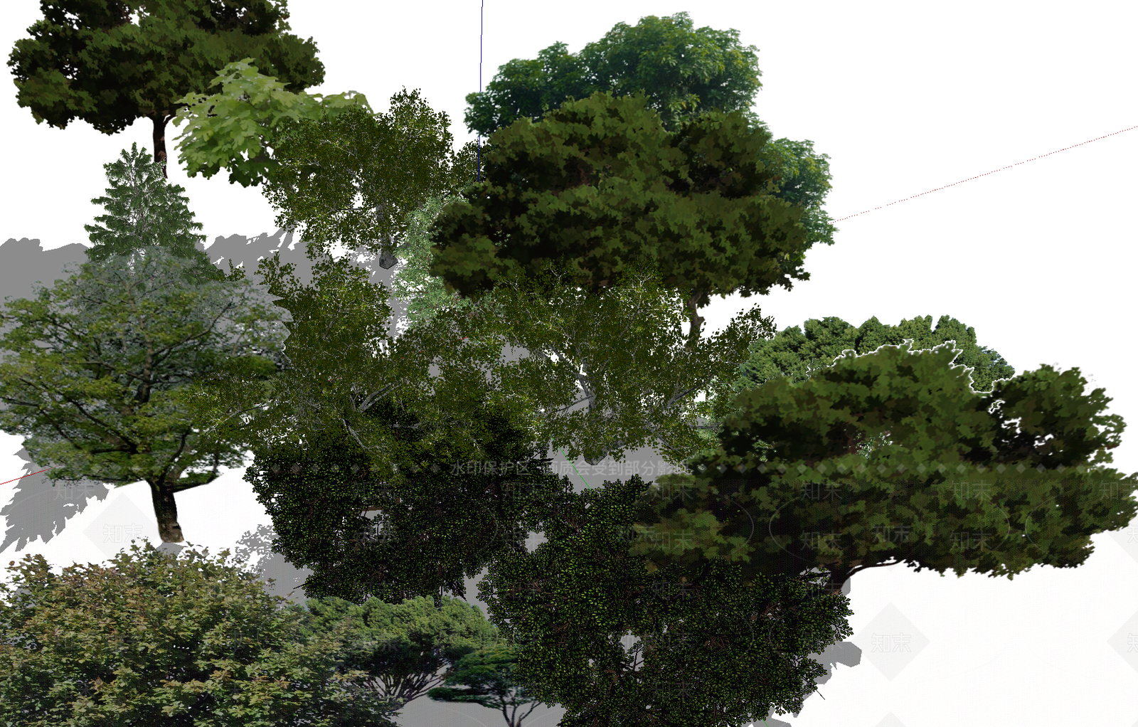 乔木SU模型下载【ID:1200862639】