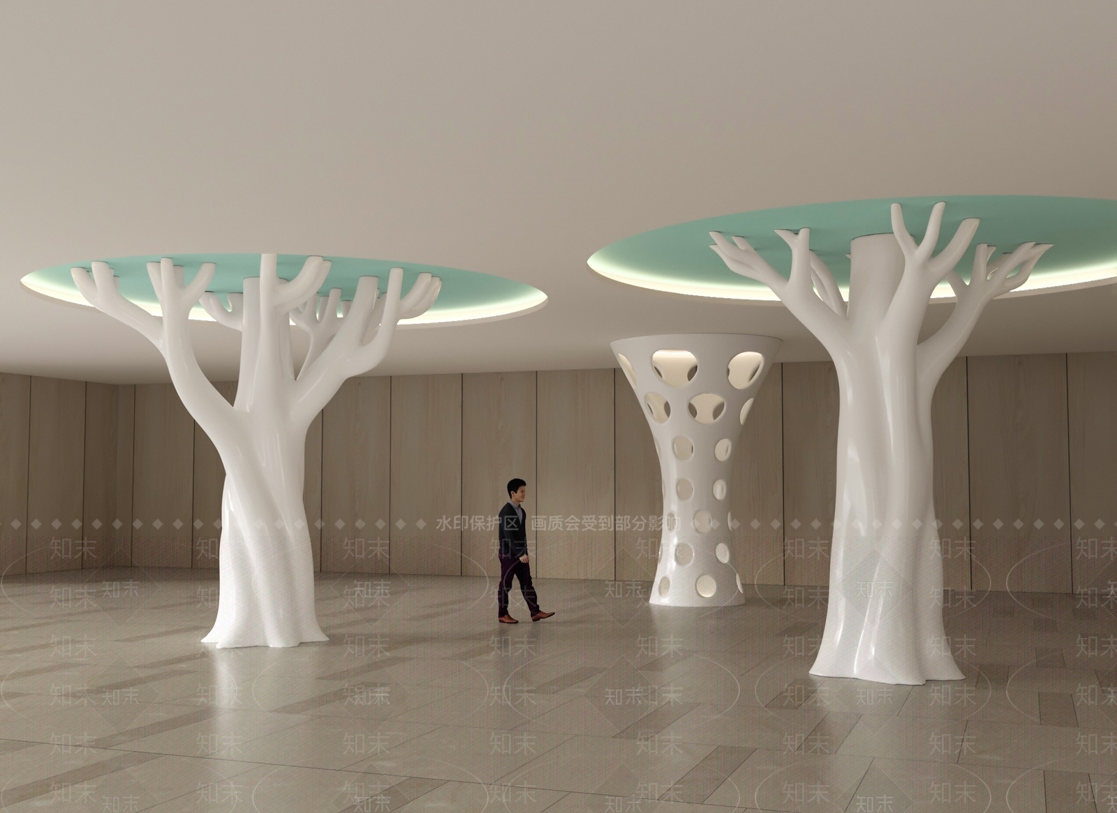 现代柱子SU模型下载【ID:1200869495】