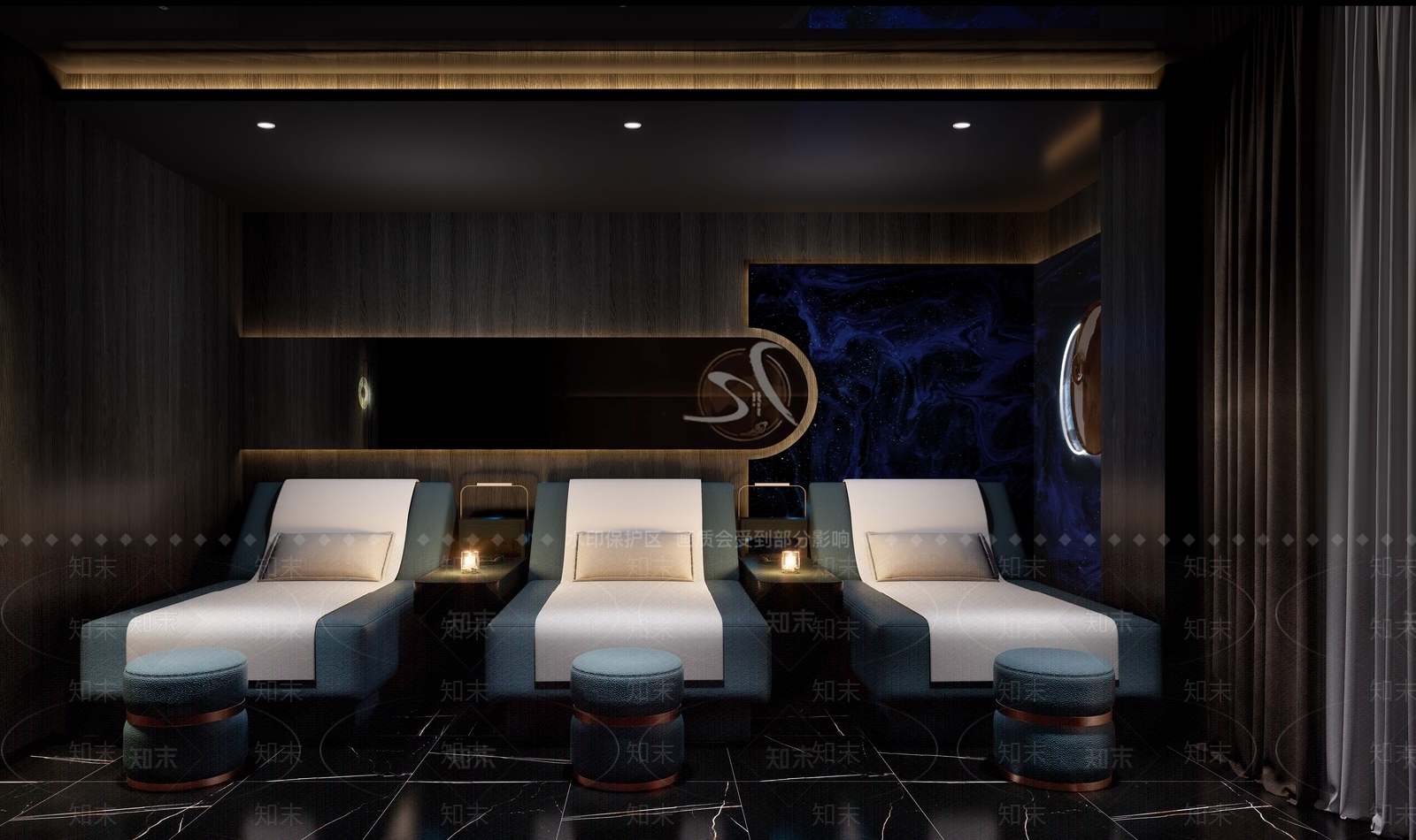 新中式现代足浴店3D模型下载【ID:1200873560】