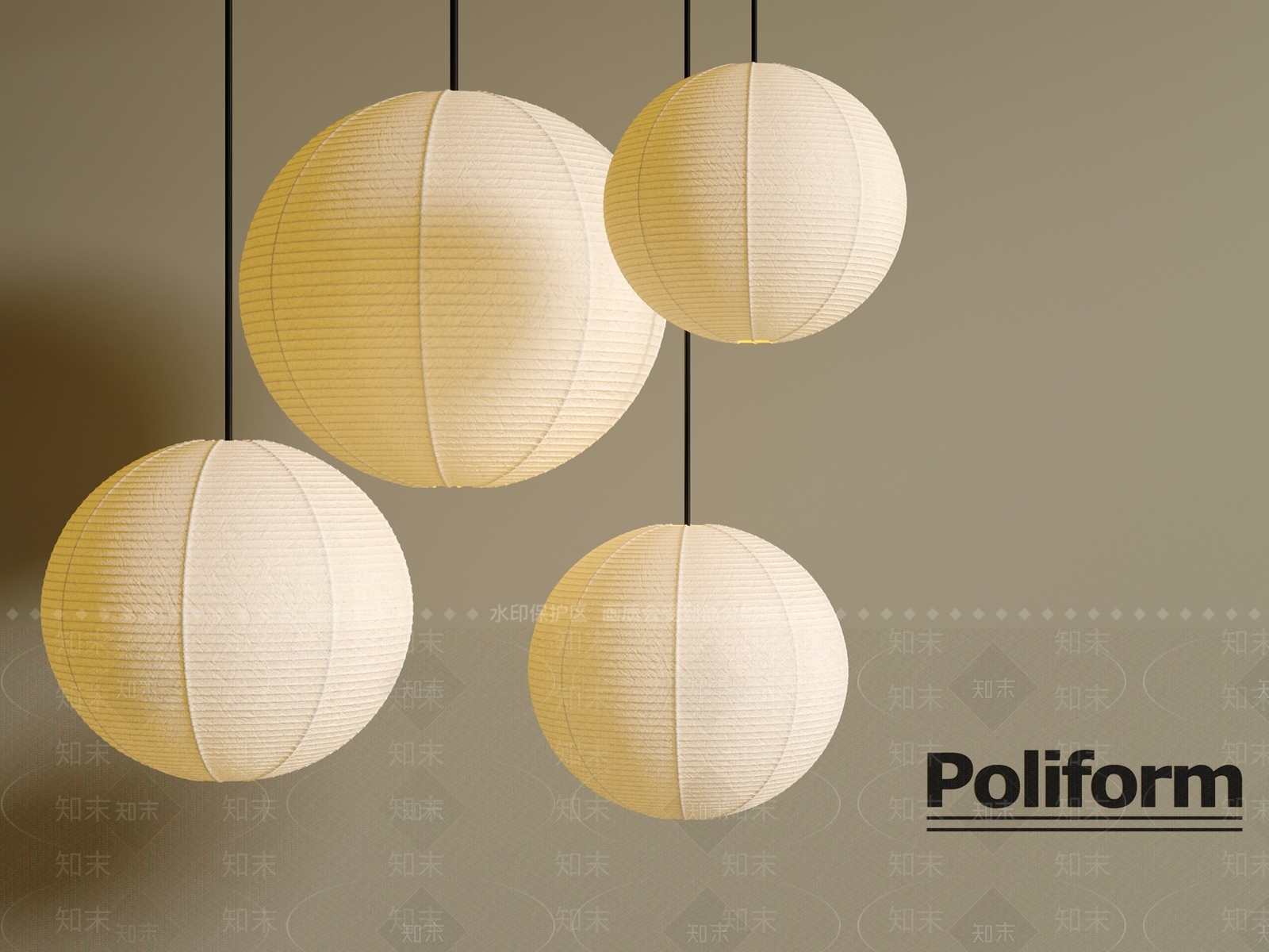 中古复古吊灯3D模型下载【ID:1200875872】