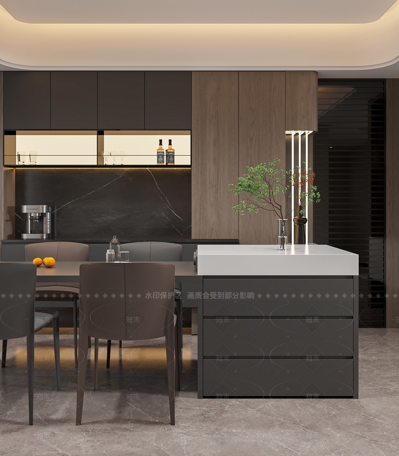 意式酒店大堂3D模型下载【ID:1215922677】