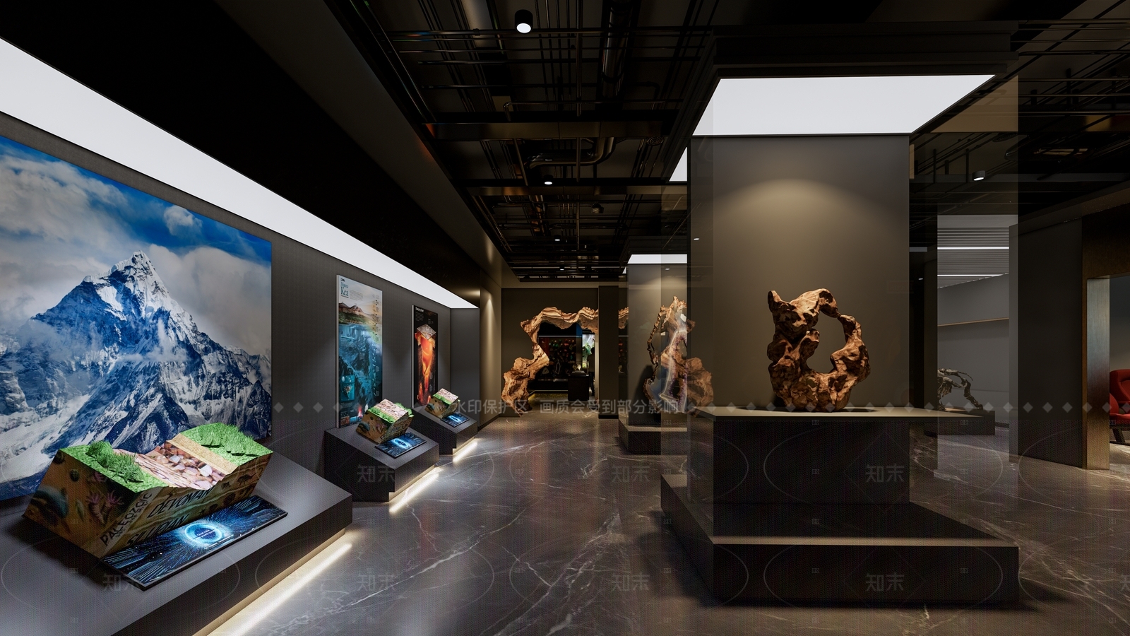 现代博物馆SU模型下载【ID:1216054826】