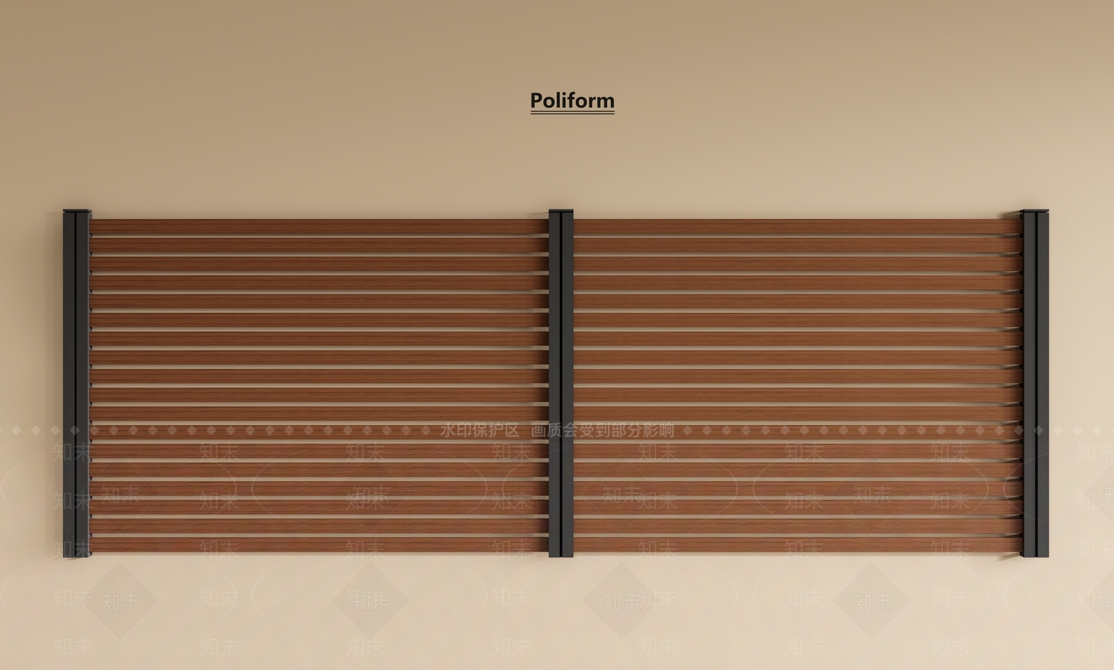 现代围栏护栏SU模型下载【ID:1200882802】