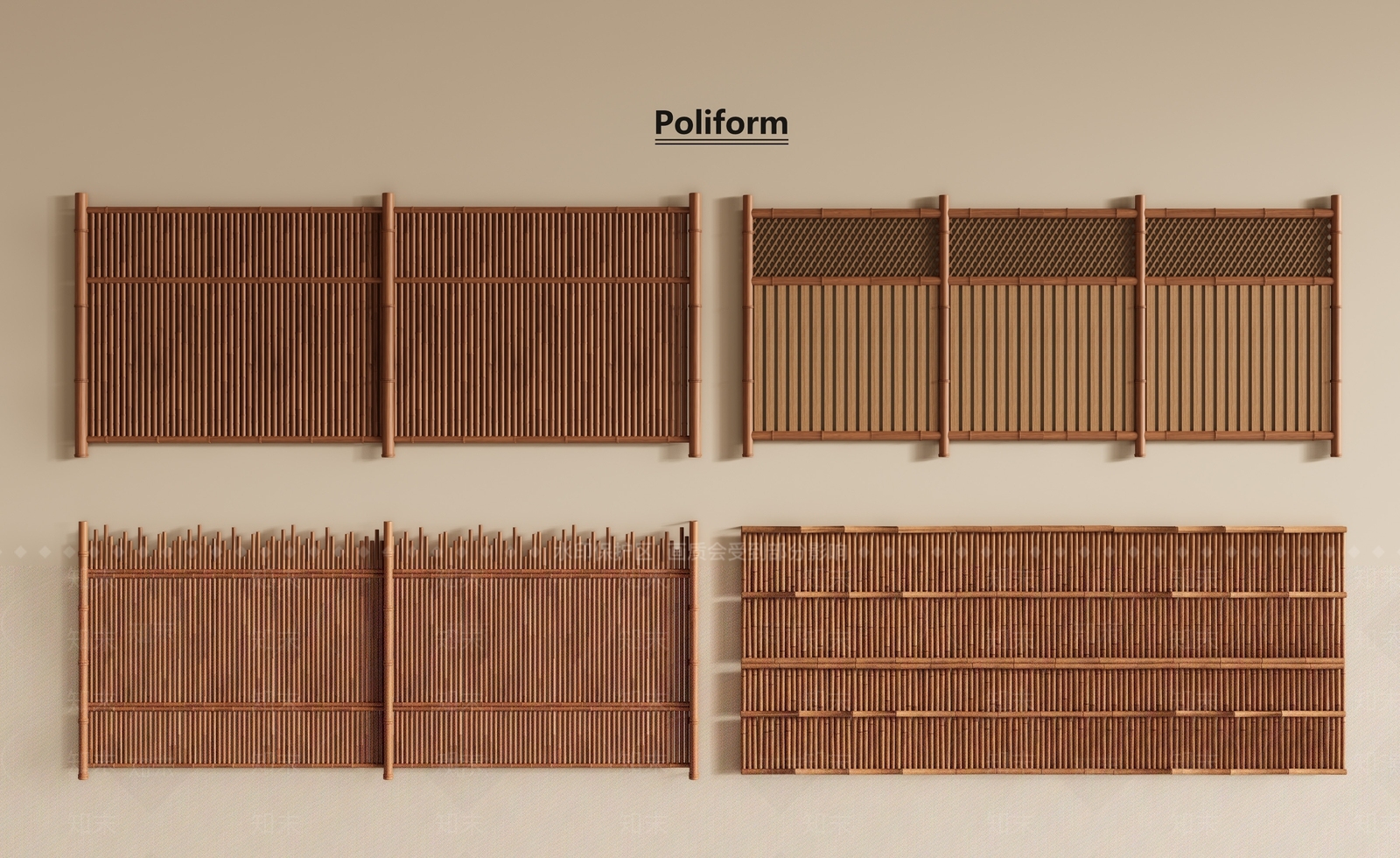 现代景观围栏SU模型下载【ID:1200882807】