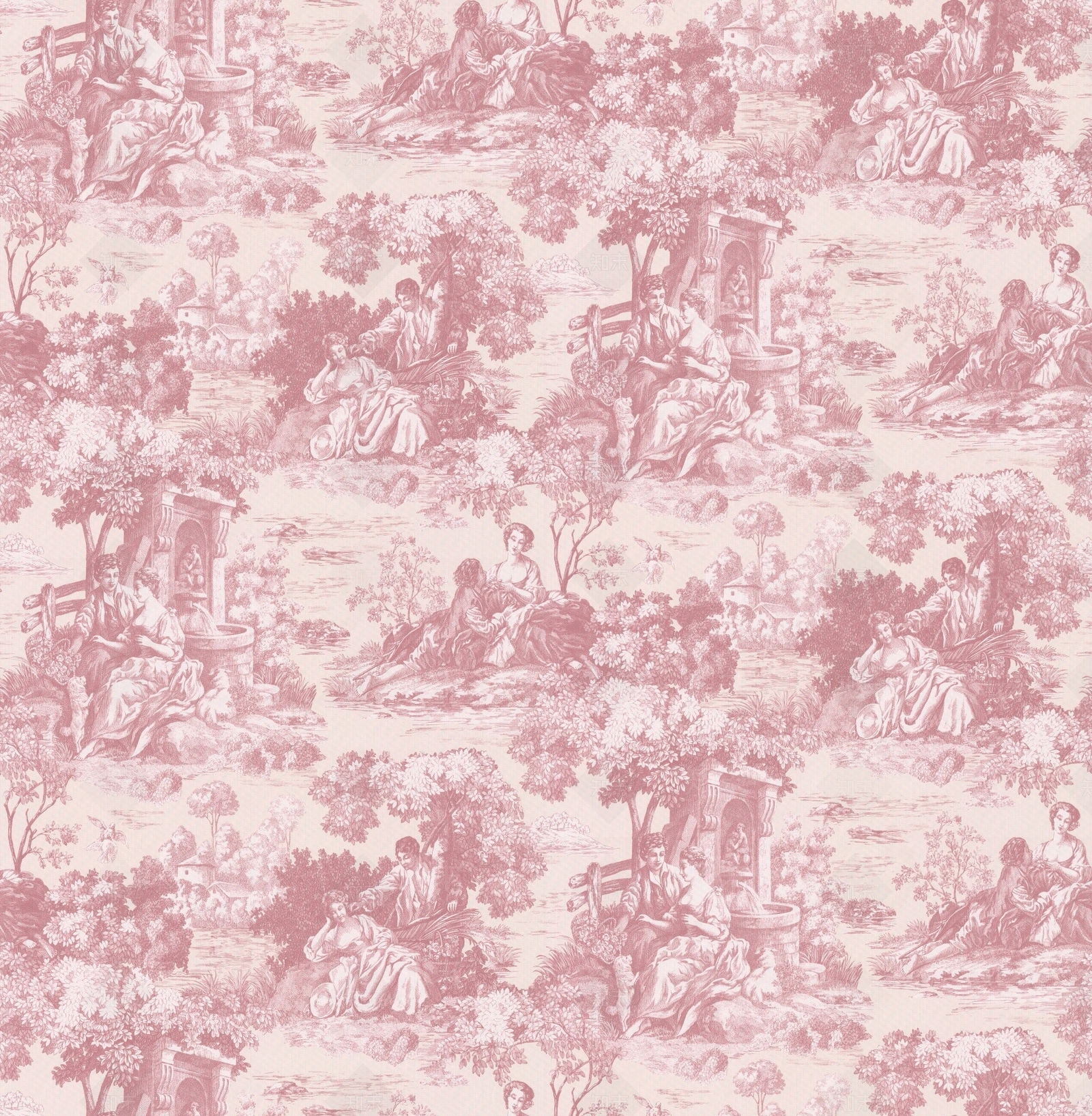 现代欧式花纹壁纸贴图下载【ID:1200883838】