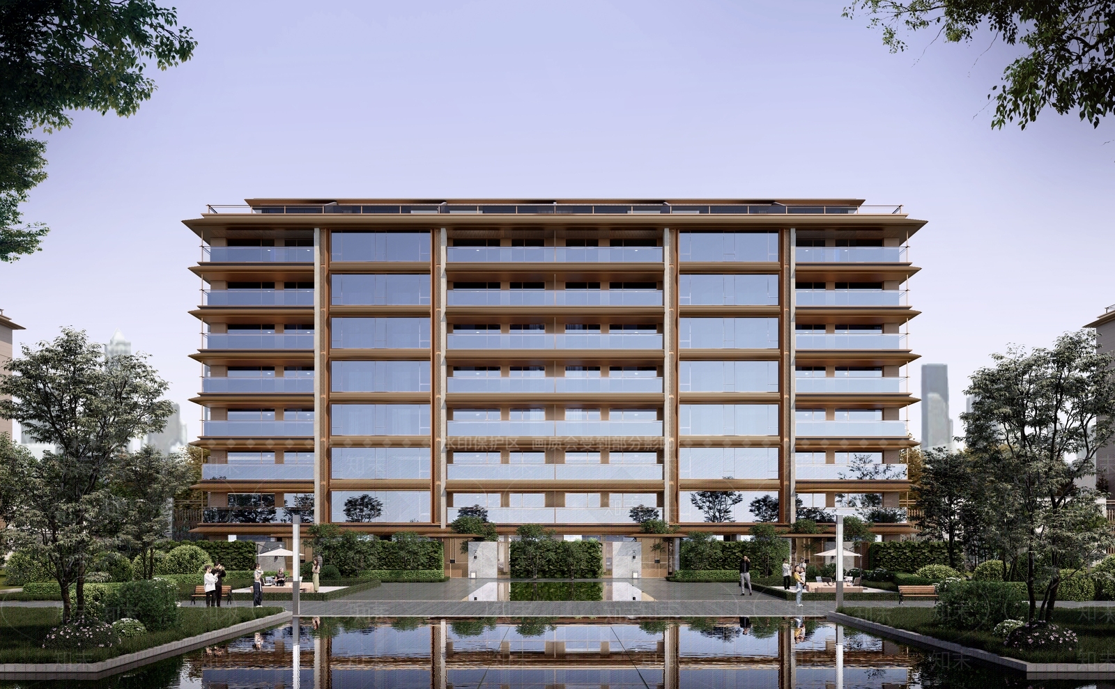 新中式多层住宅SU模型下载【ID:1200887946】