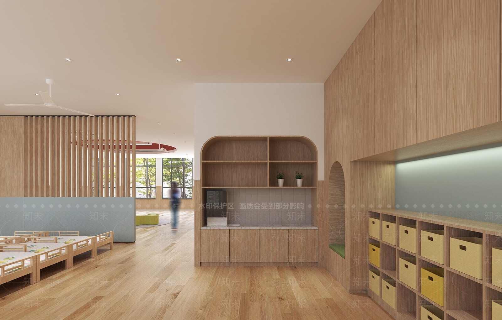 现代幼儿园3D模型下载【ID:1200887928】