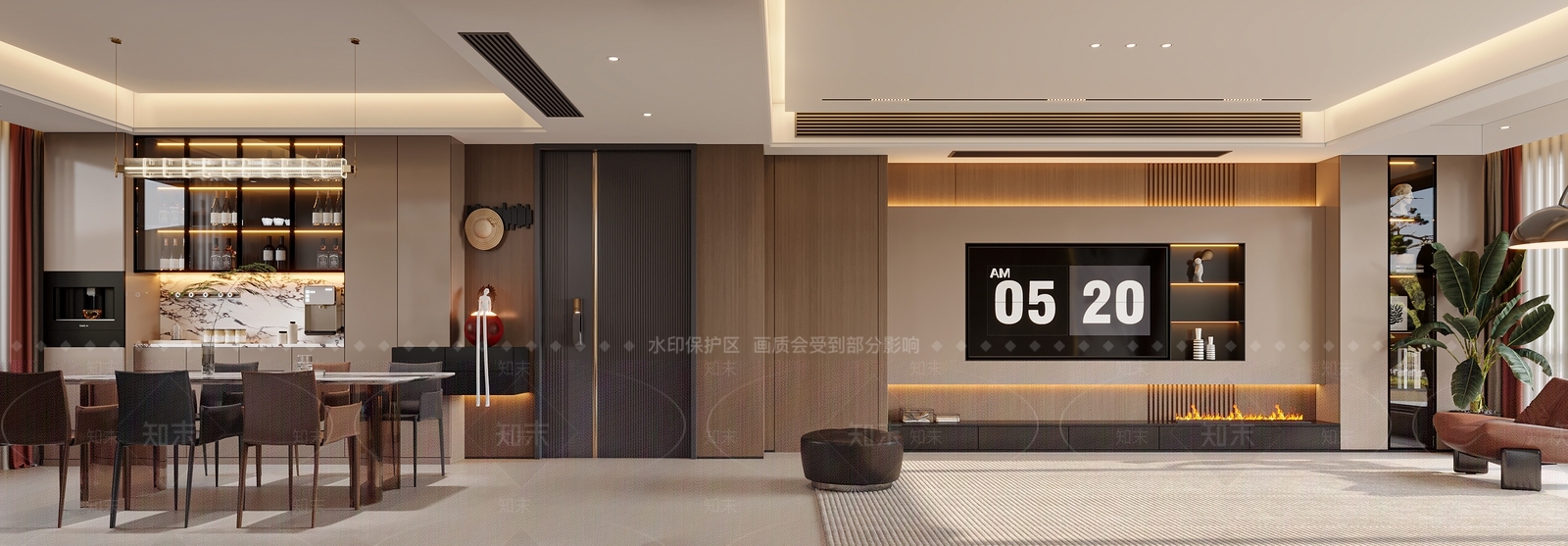 现代玄关3D模型下载【ID:1221709949】