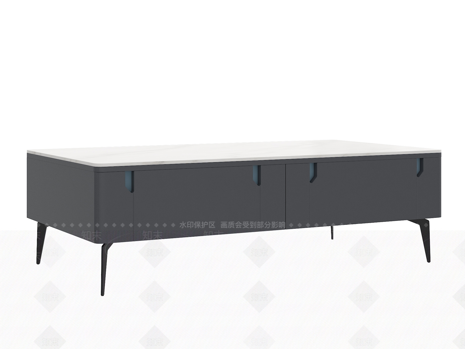 现代新中式茶几3D模型下载【ID:1200892916】