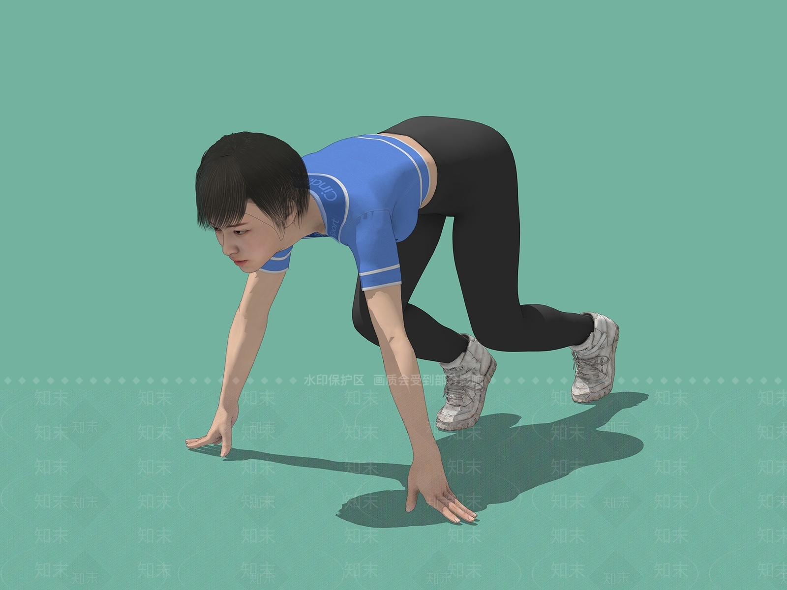 女人SU模型下载【ID:1200903474】