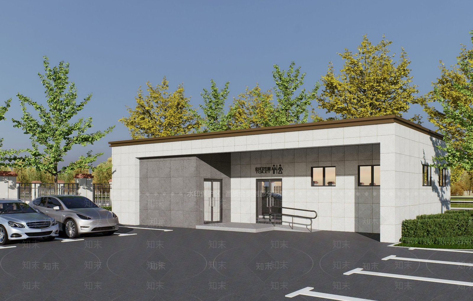现代小公建SU模型下载【ID:1200920192】