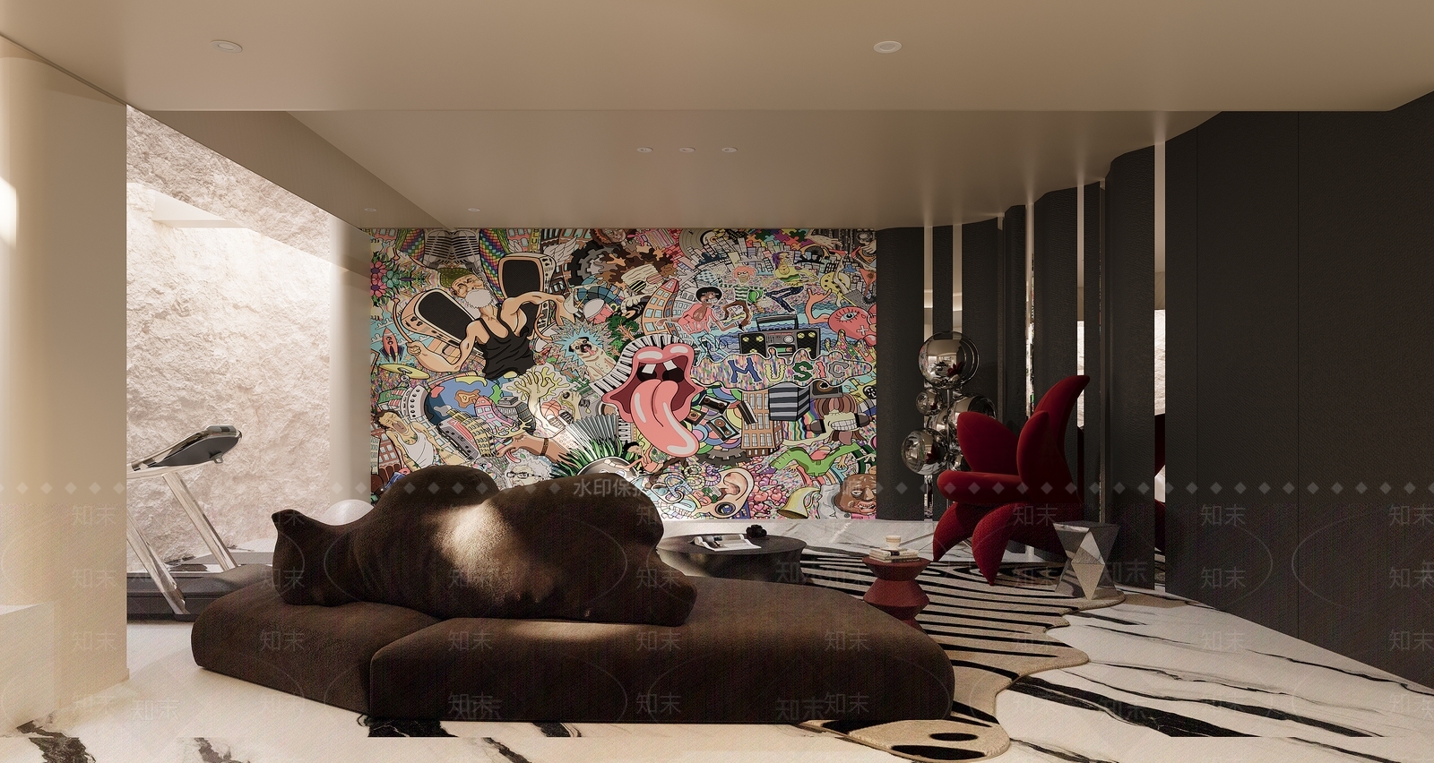 艺术吧台吧台3D模型下载【ID:1227373047】