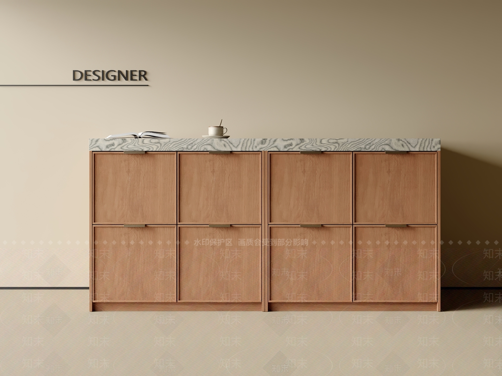 现代中古吧台3D模型下载【ID:1200931551】