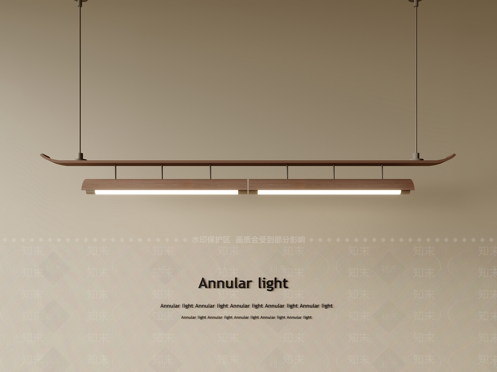 现代新中式吊灯3D模型下载【ID:1200935554】