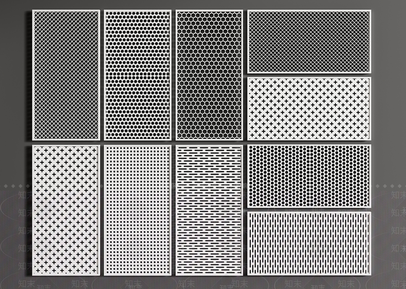 现代围栏护栏SU模型下载【ID:1200938367】