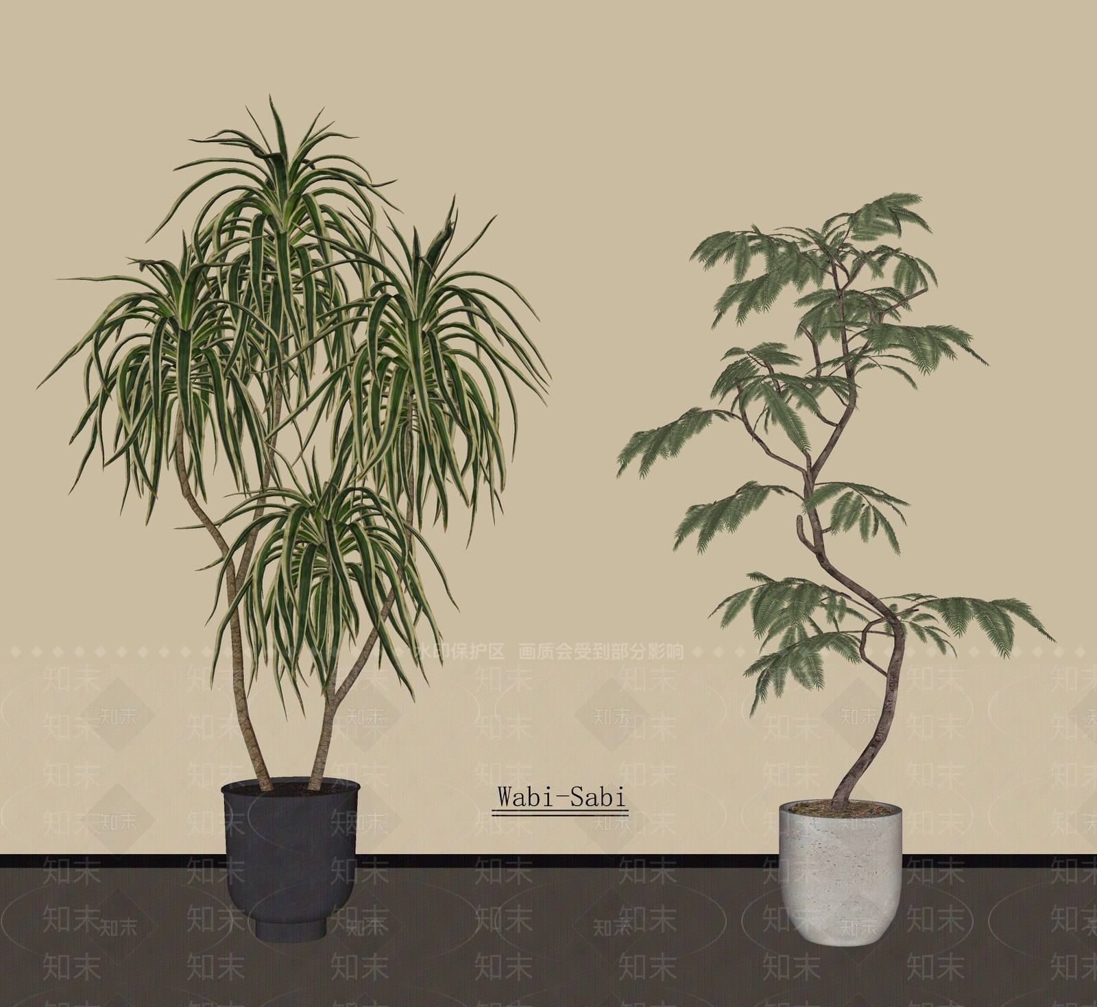 盆栽SU模型下载【ID:1200942107】
