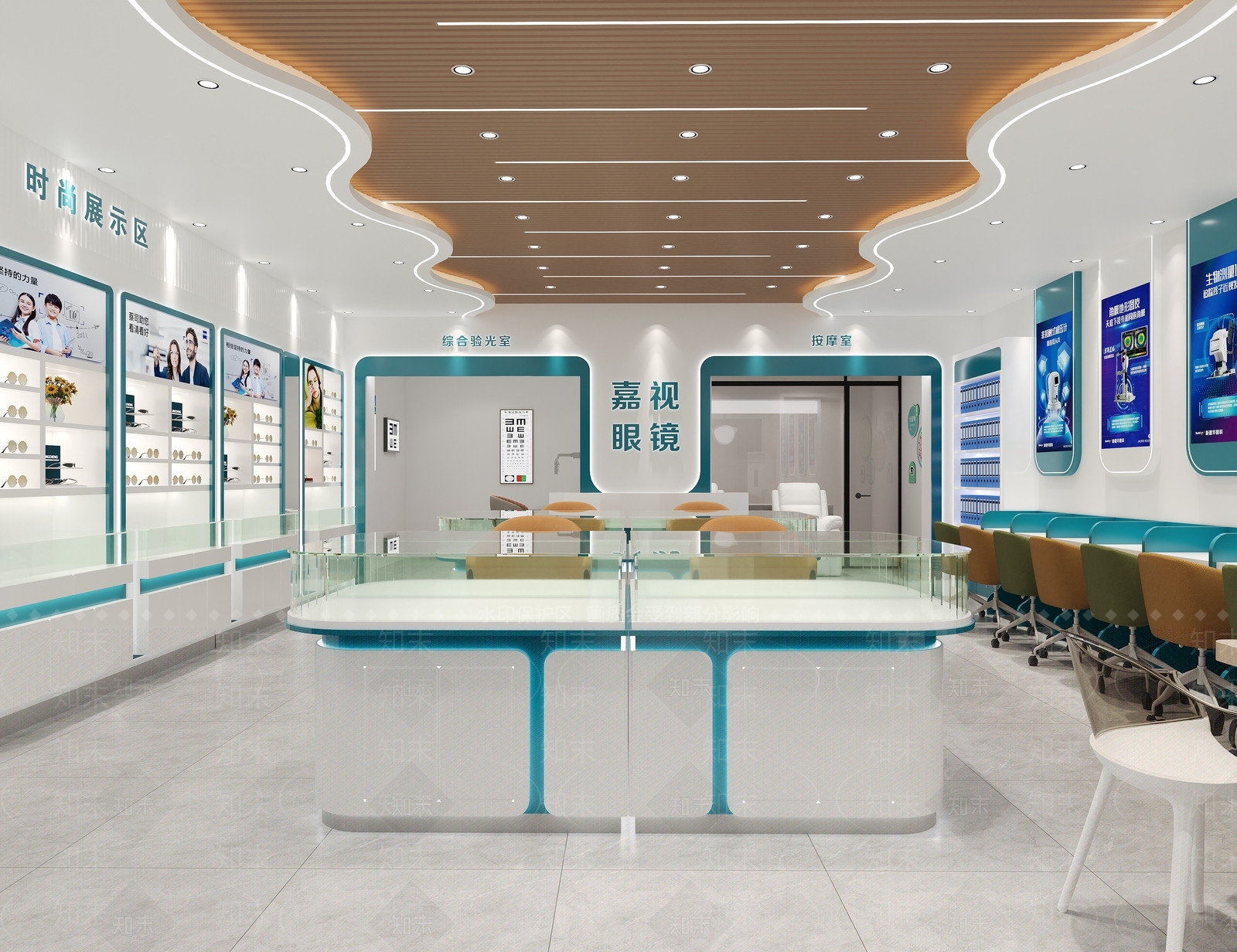 现代眼镜店3D模型下载【ID:1200942661】