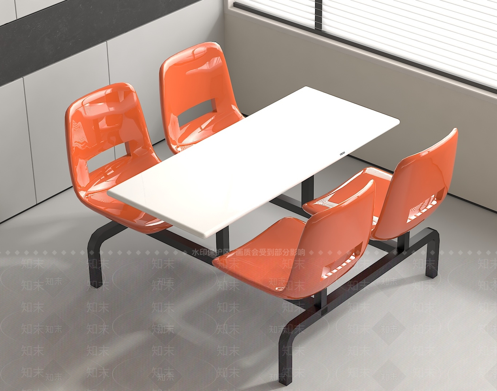 现代中式餐桌椅SU模型下载【ID:1200946964】