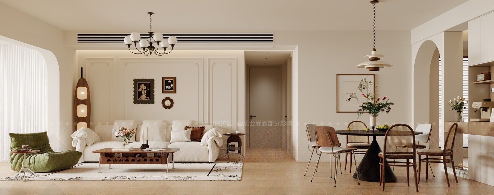 复古衣帽间3D模型下载【ID:1215190470】