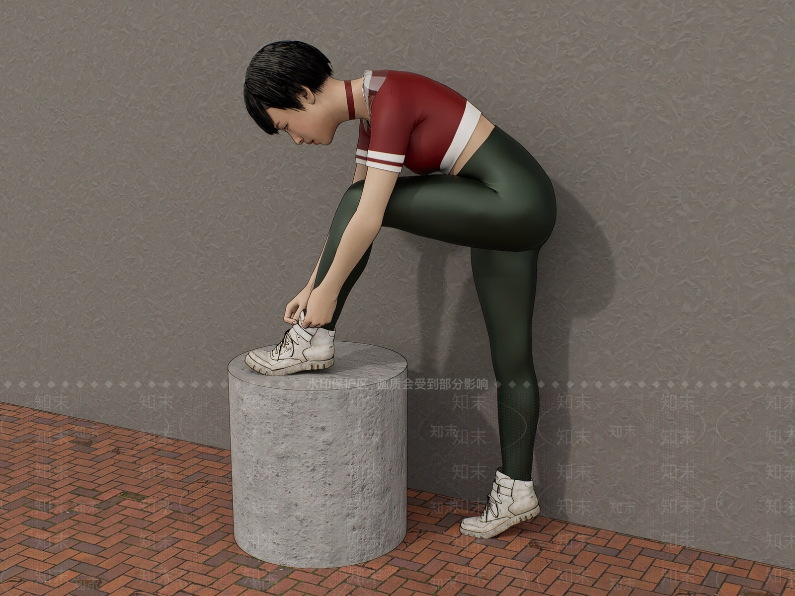 女人SU模型下载【ID:1200950305】