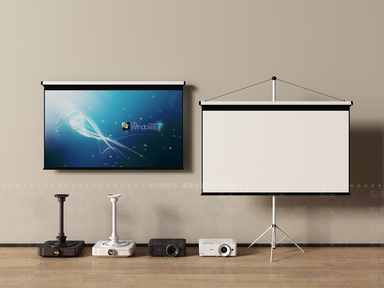 投影3D模型下载【ID:1200951995】