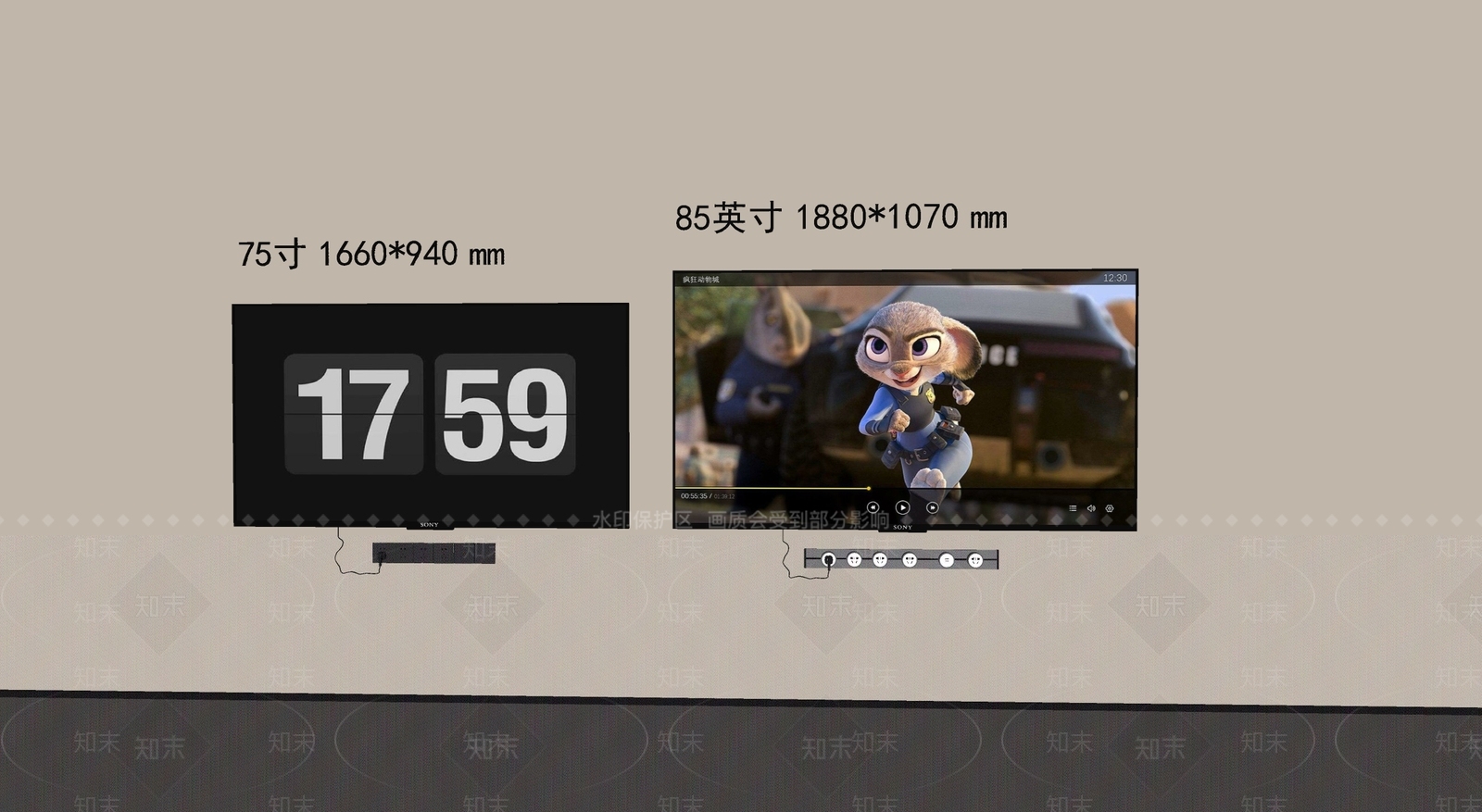 电视SU模型下载【ID:1200952219】