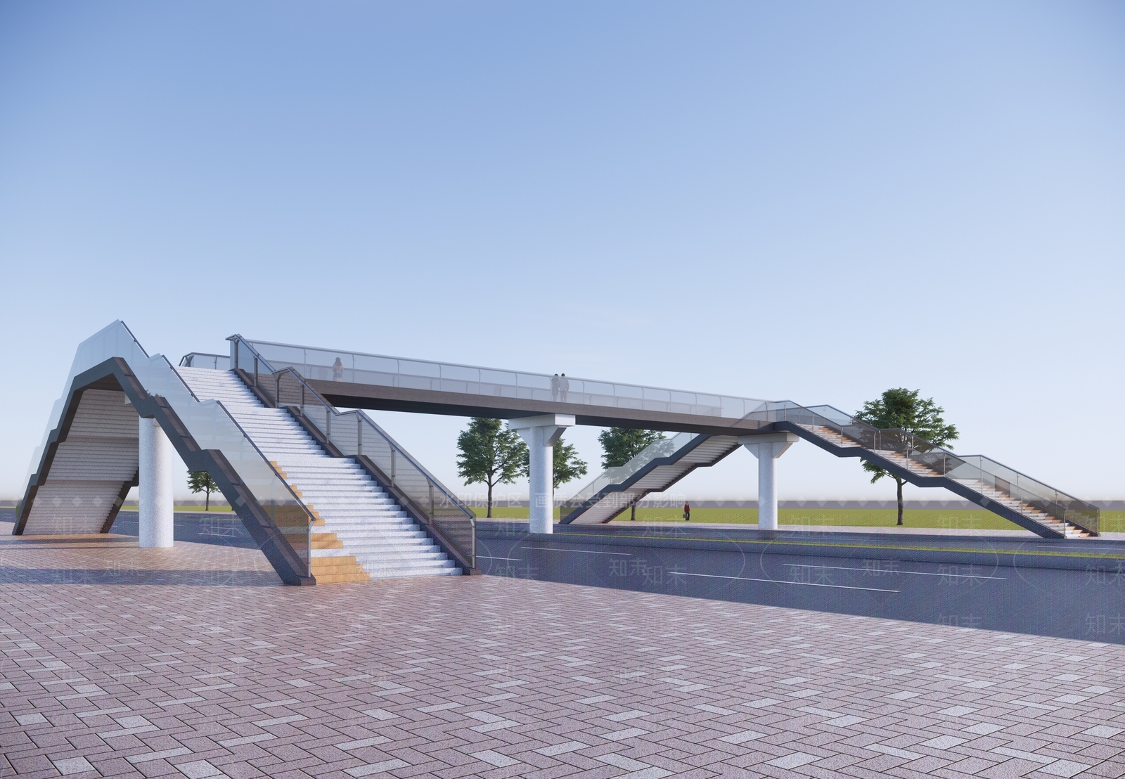 现代大桥SU模型下载【ID:1200952397】