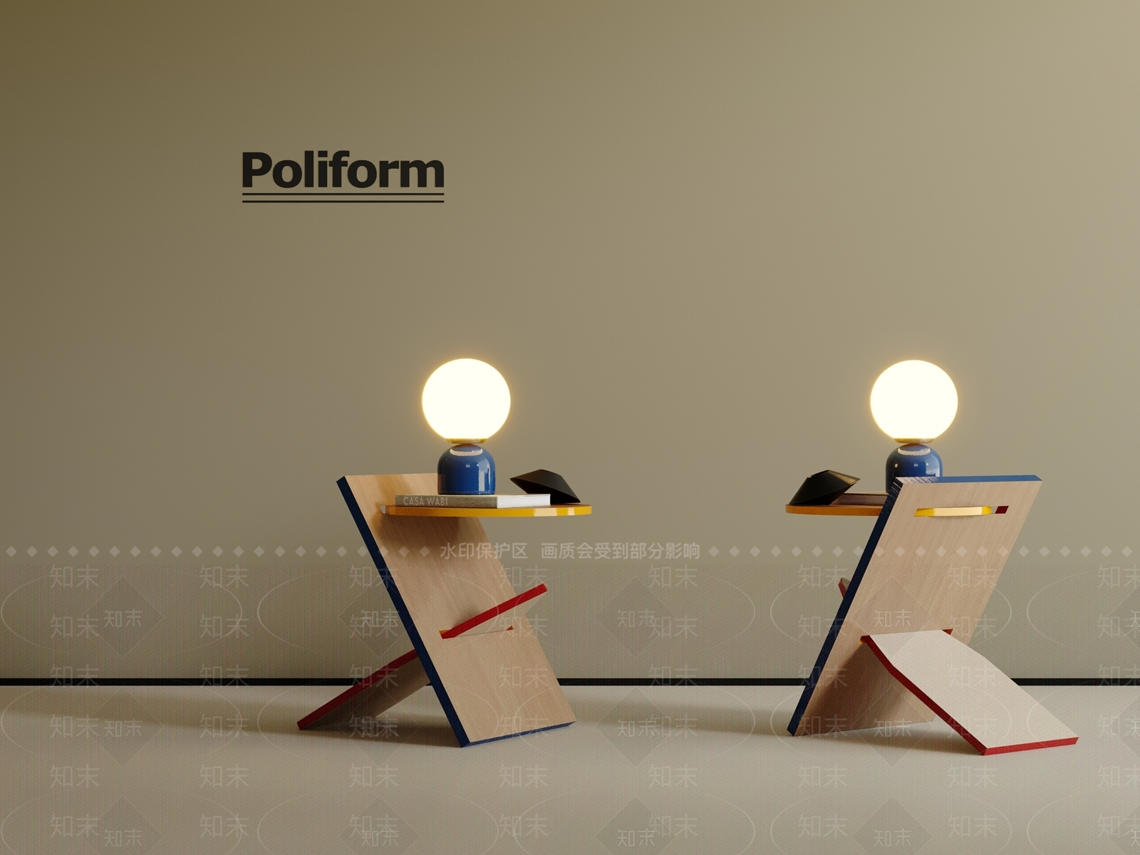 现代中古边几3D模型下载【ID:1200955108】