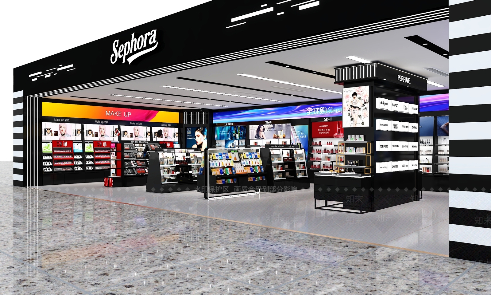 现代化妆品店3D模型下载【ID:1200956141】