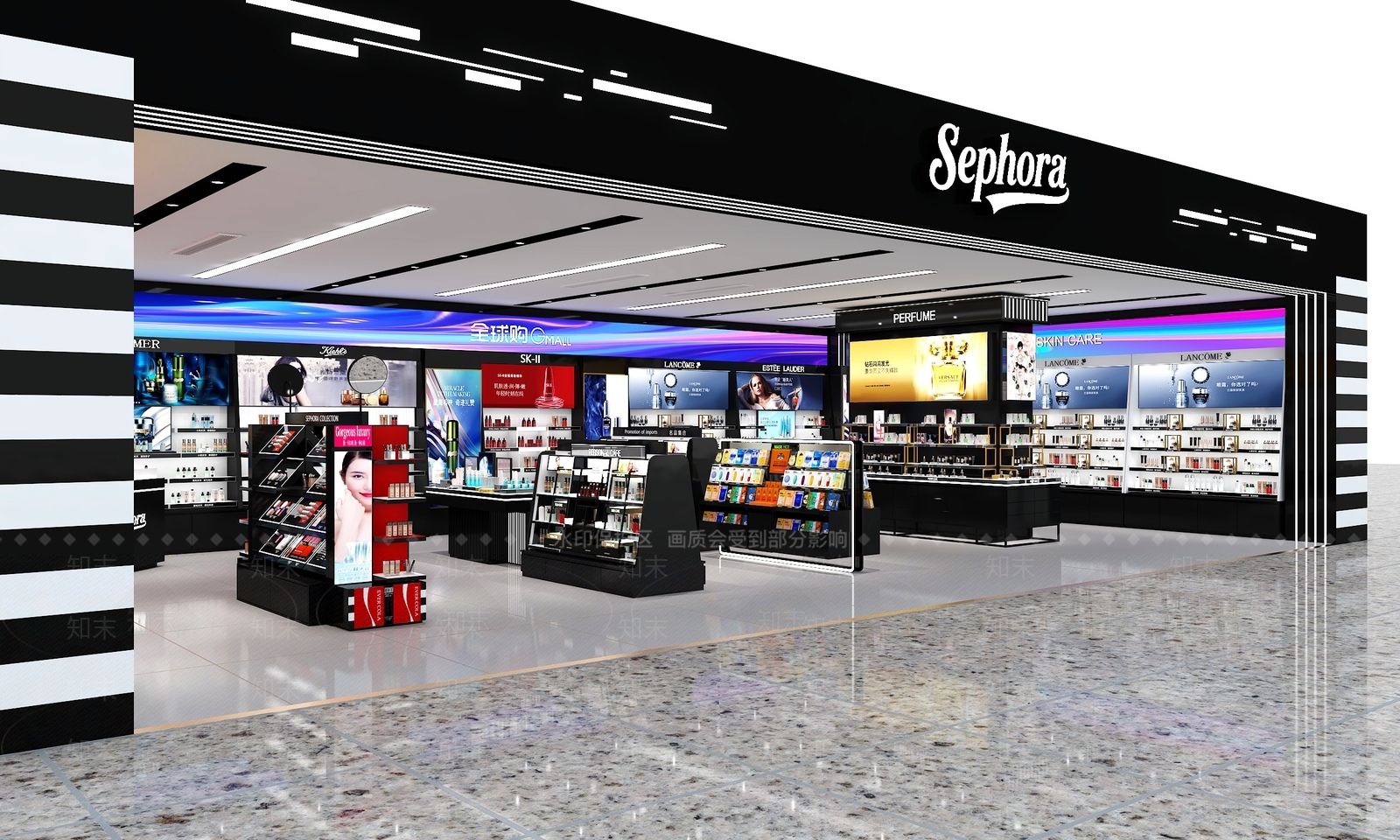 现代化妆品店3D模型下载【ID:1200956141】