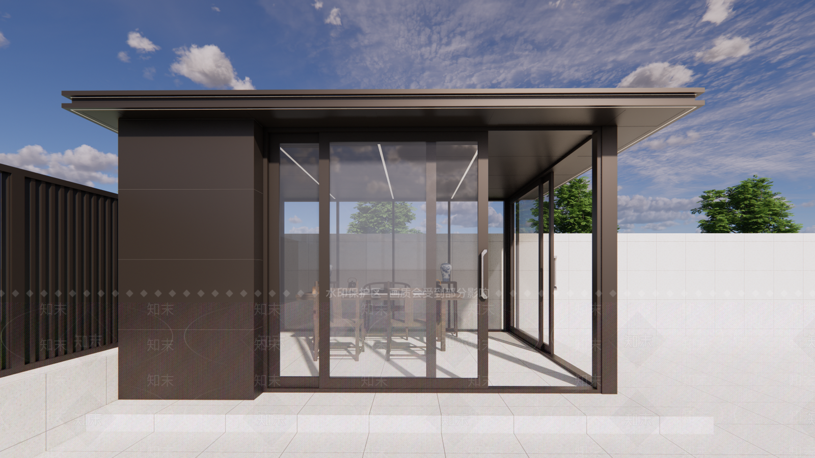 新中式中式亭子SU模型下载【ID:1200956560】