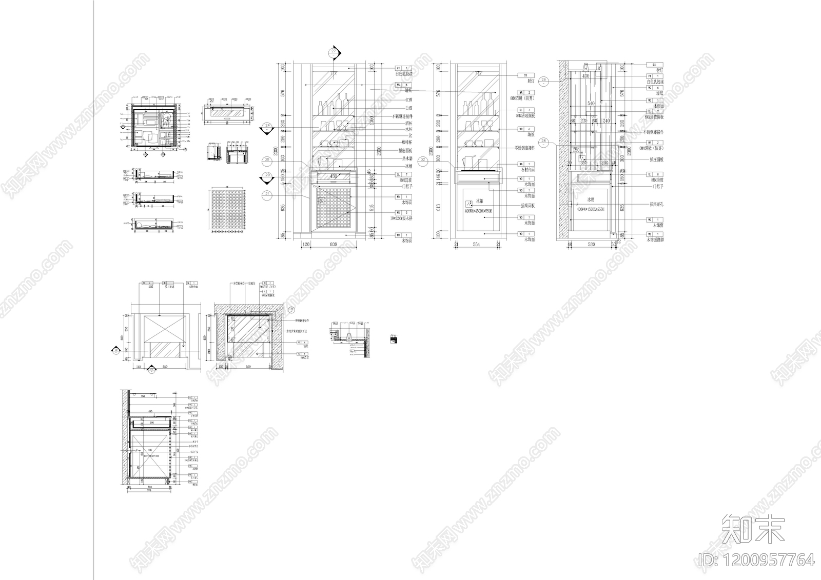 柜体节点施工图下载【ID:1200957764】