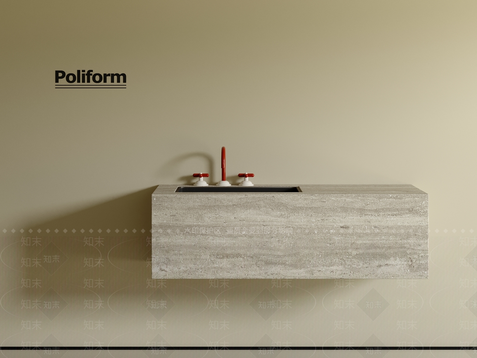 洗手台3D模型下载【ID:1200959187】