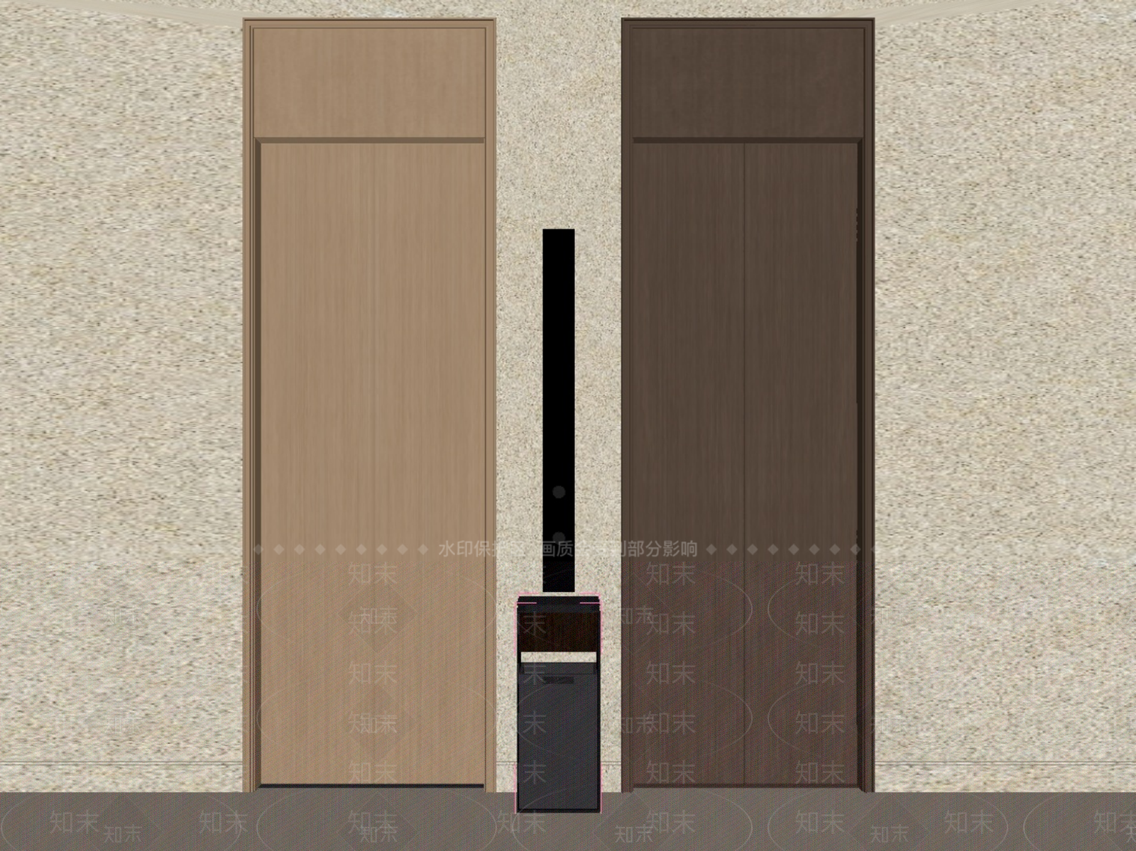 新中式中古电梯SU模型下载【ID:1200966205】