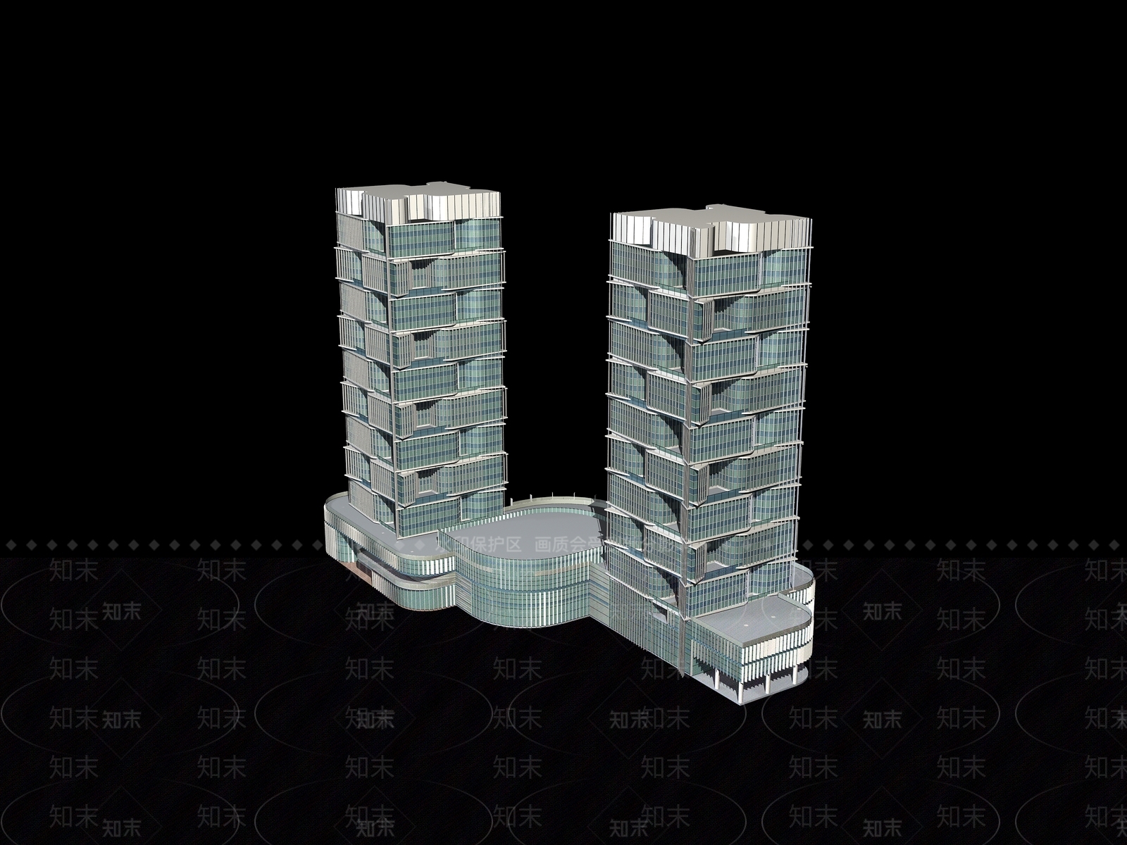 现代老年公寓3D模型下载【ID:1200968903】