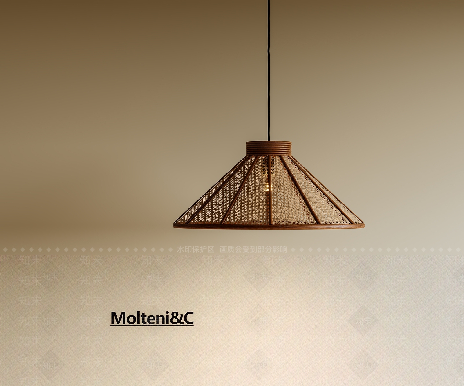 新中式中古吧台吊灯3D模型下载【ID:1200969687】