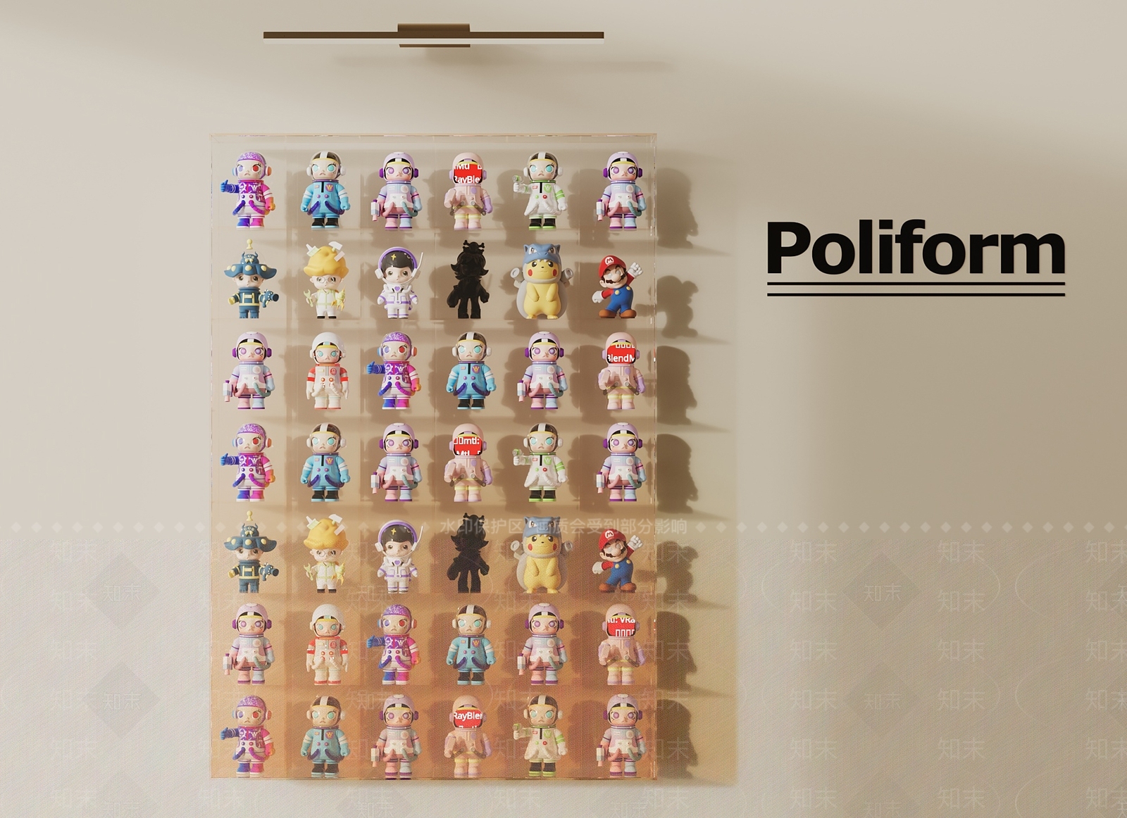 现代艺术装置3D模型下载【ID:1200970695】