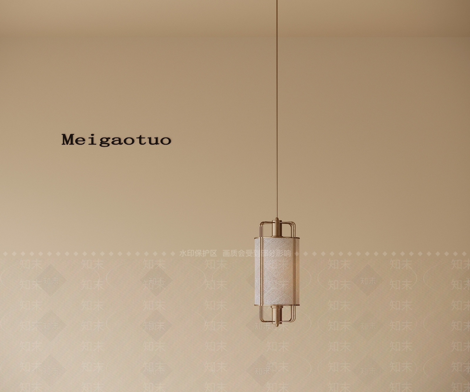 新中式中式吊灯3D模型下载【ID:1200974721】