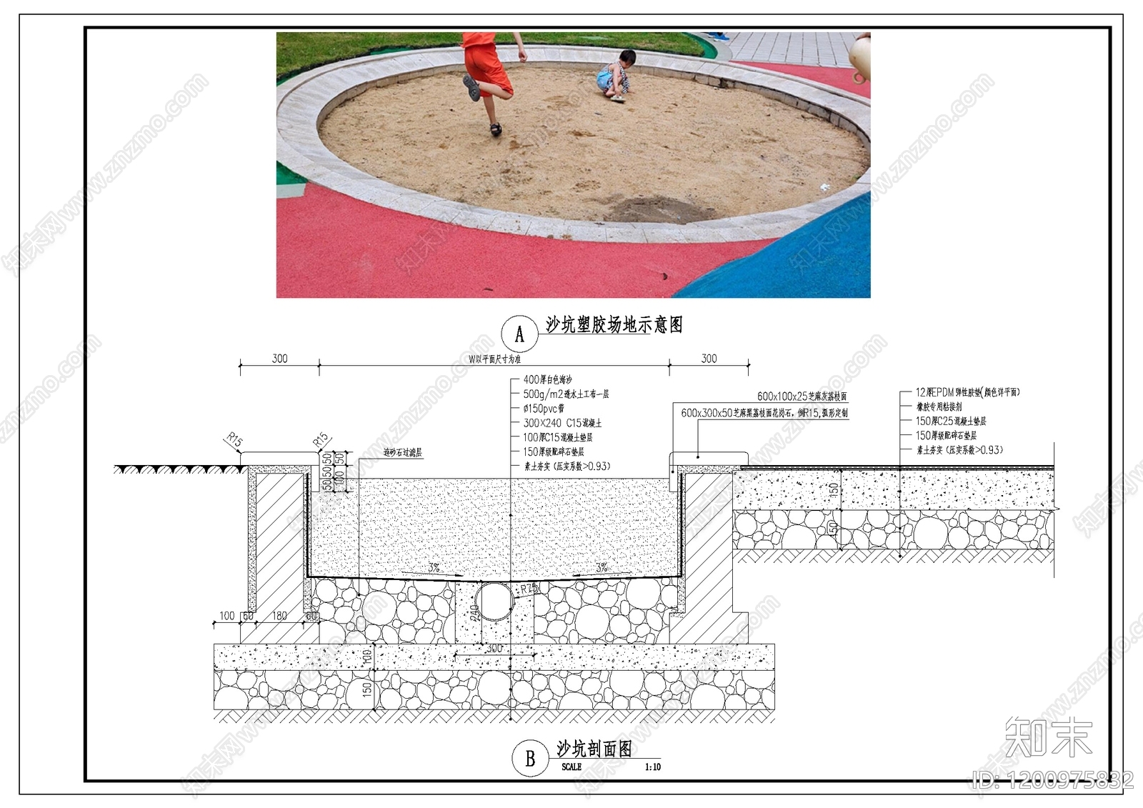 社区儿童区施工图下载【ID:1200975832】