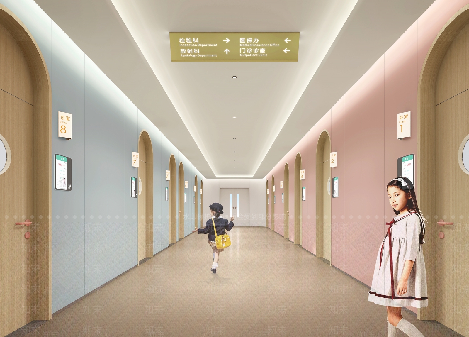 现代医院3D模型下载【ID:1200979208】