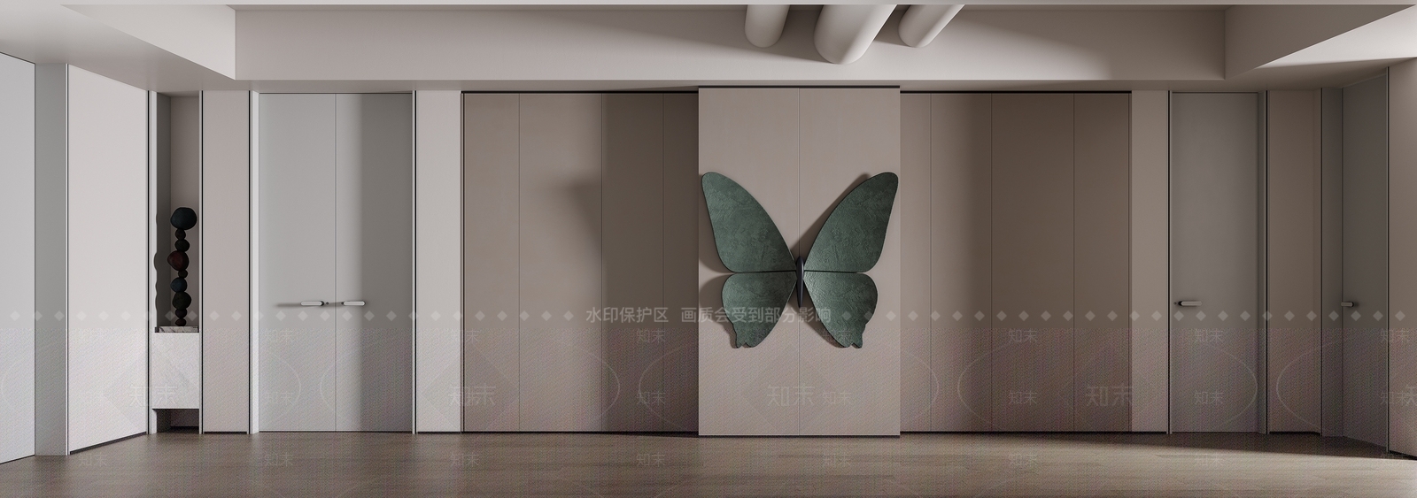 现代衣柜3D模型下载【ID:1200981503】