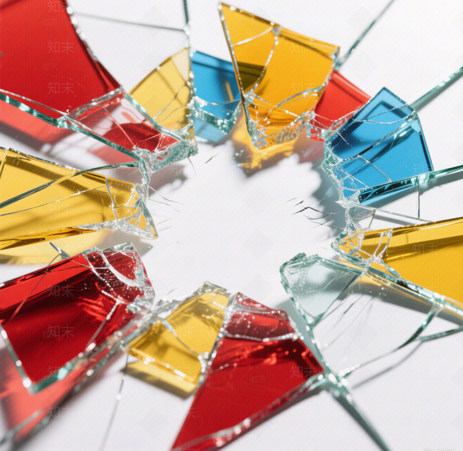 现代新中式破碎玻璃贴图下载【ID:1200987455】